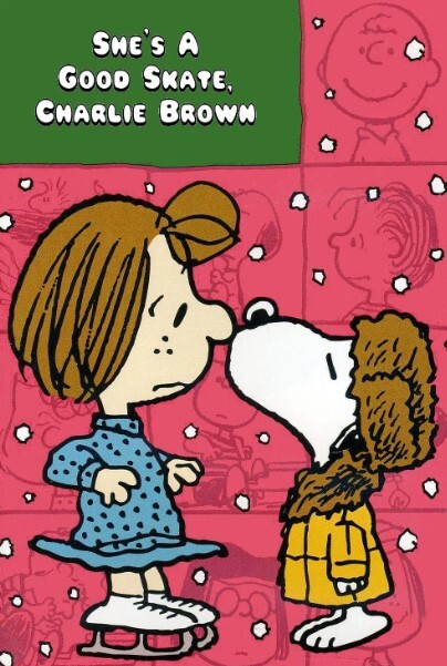 她是个好的滑冰选手,查理·布朗