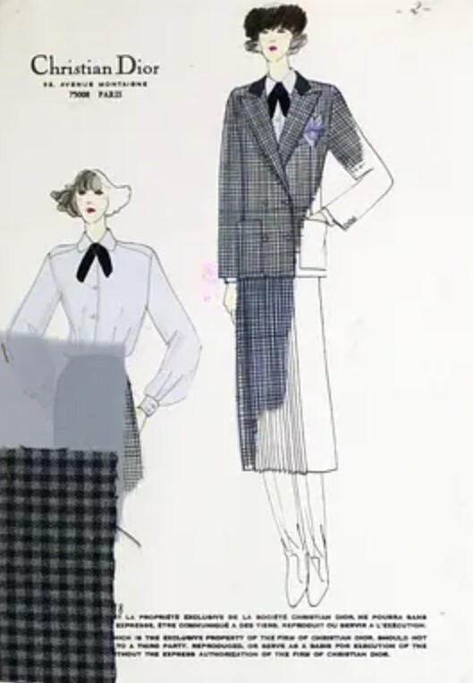 克里斯汀·迪奥的设计图