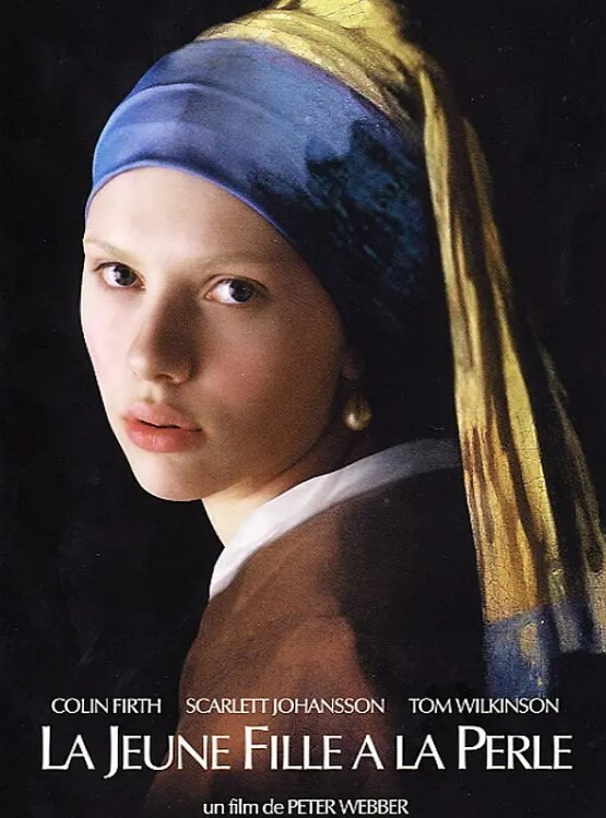 戴珍珠耳环的少女